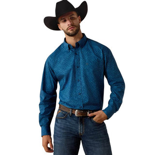 Ariat Men’s Niven LS Shirt (Blue) 10073535
