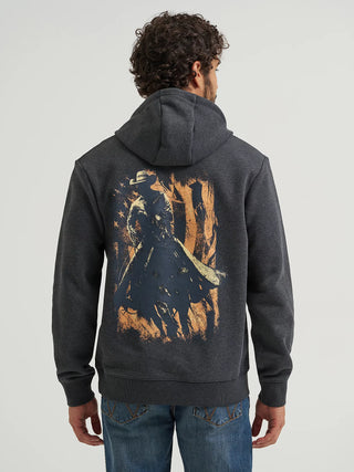 MEN'S WRANGLER COWBOY GRAPHIC PULLOVER HOODIE 112368706