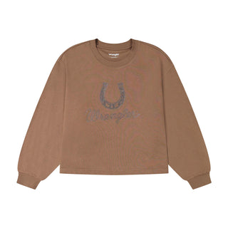 Wrangler® Canyon Pullover - Oversized Fit - Coffee Quartz - 112384027