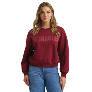 Wrangler® Canyon Pullover - Oversized Fit - Cabernet - 112384039