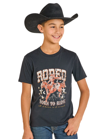 Boy’s Born To Ride Graphic Tee