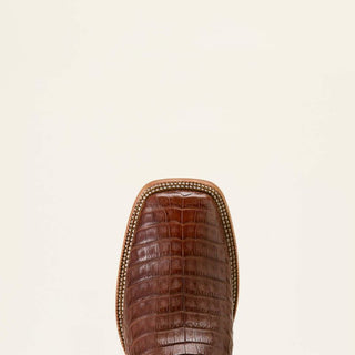 Ariat Caiman Belly Classic Callen Wide Square Toe Western Boot