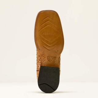 Ariat Men Ostrich Classic Cash Wide Square Toe Western Boot