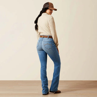 Ariat Womens High Rise Boot Cut Jean (Glendale)