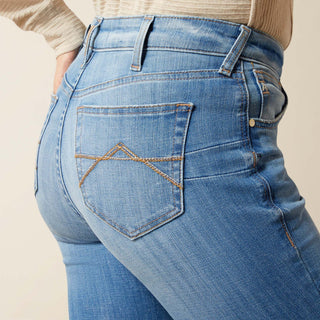 Ariat Womens High Rise Boot Cut Jean (Glendale)