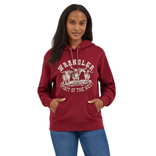 Wrangler Spirit Of The West Hoodie (Burgundy)
