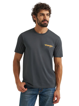 Wrangler® Men's Short Sleeve T-Shirt - Regular Fit(Grey)