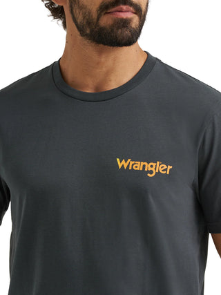 Wrangler® Men's Short Sleeve T-Shirt - Regular Fit(Grey)