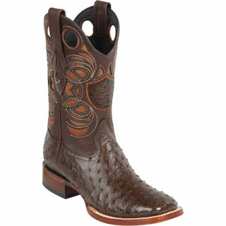 Men's Wild West Ostrich Full Quill Brown