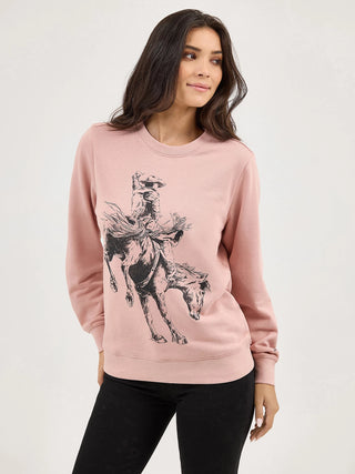 WOMEN'S WRANGLER GRAPHIC CREW SWEATSHIRT