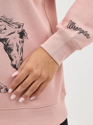 WOMEN'S WRANGLER GRAPHIC CREW SWEATSHIRT