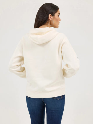 WOMEN'S WRANGLER BOLD LOGO HOODIE(ICY WHITE)112371540