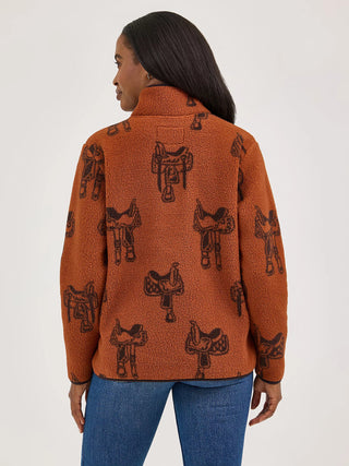 WOMEN'S WRANGLER RETRO QUARTER-ZIP SHERPA PULLOVER 112371632