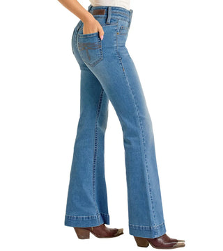 Rock&Roll Double Waistband High Rise Trouser(Medium Vintage)