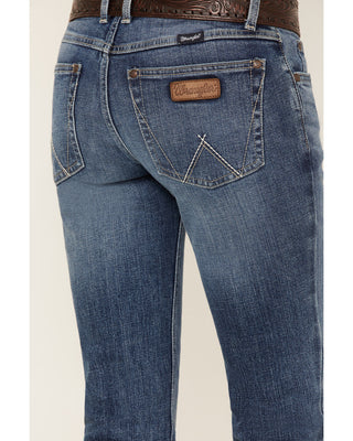 WRANGLER RETRO WOMEN'S MEDIUM WASH MID RISE MAE MEGAN BOOTCUT JEANS