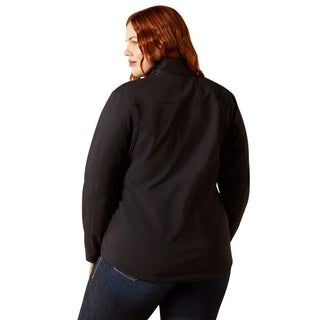 ARIAT WOMENS NEW TEAM SOFTSHELL JACKET (BLACK) 10019206