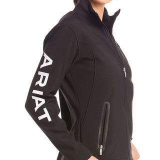 ARIAT WOMENS NEW TEAM SOFTSHELL JACKET (BLACK) 10019206