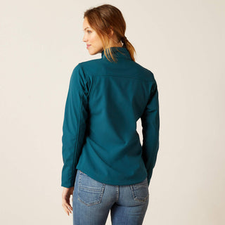 ARIAT WOMENS NEW TEAM SOFTSHELL JACKET (Reflecting Pond) 1046689