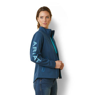 ARIAT WOMENS NEW TEAM SOFTSHELL JACKET(Deep Petroleum) 10043524