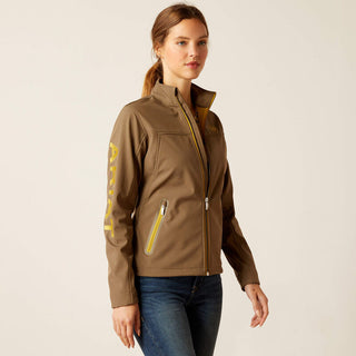 ARIAT WOMENS NEW TEAM SOFTSHELL JACKET(Canteen) 10046687