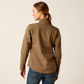 ARIAT WOMENS NEW TEAM SOFTSHELL JACKET(Canteen) 10046687