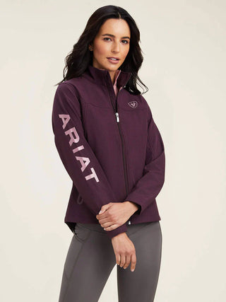 ARIAT WOMENS NEW TEAM SOFTSHELL JACKET(Mulberry Heather) 10041279