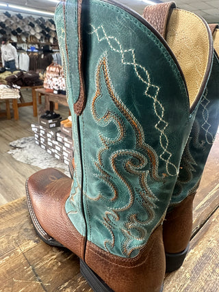 PATT HOUSTON SQ TOE BOOTS-4500