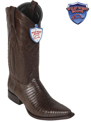 WILD WEST SNIP TOE BROWN TEJU BOOT-2940707