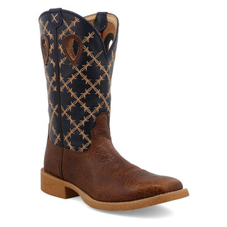 Twisted X Men's Rustic Brown & Navy Tech X Western Boot -MXTR004
