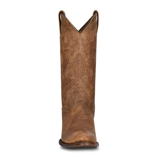 Circle G Round Toe Cowboy Boots (Tan)-L5888