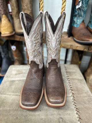 Tanner Mark Boots Men's Wide SQ Toe (Brown/Bone)TM201071