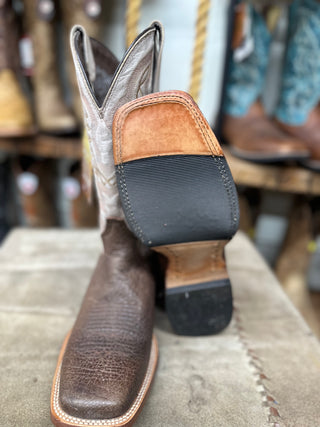 Tanner Mark Boots Men's Wide SQ Toe (Brown/Bone)TM201071