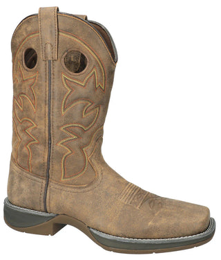 Smoky Mountain Boots Womens Prairie Brown Distress Leather Cowboy Boots-4234