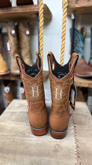 Wild West Honey Genuine Rage Leather Rodeo SQ Toe Boot-28182751