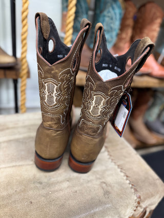 Wild West Men's Genuine Leather Ranch Toe Boot (Honey)28249951