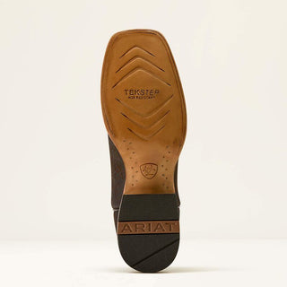 ARIAT MEN'S GOLD POINT BOOT (CHOCOLATE BISON & LOCO BROWN)10063780