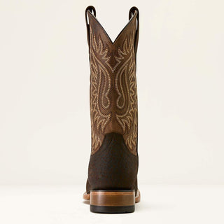 ARIAT MEN'S GOLD POINT BOOT (CHOCOLATE BISON & LOCO BROWN)10063780