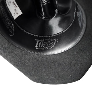 Tombstone 10X Roper Black Felt Hat