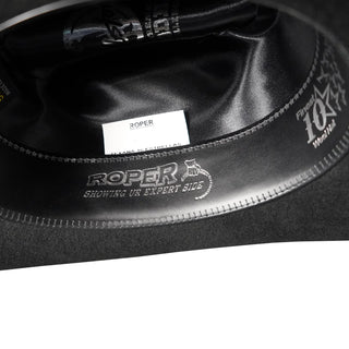 Tombstone 10X Roper Black Felt Hat