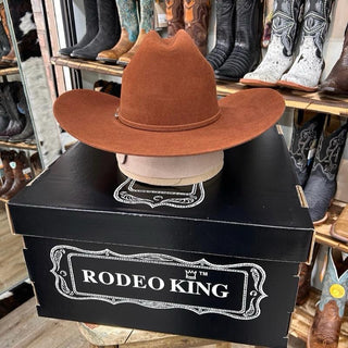 Rodeo King 7X Low Rodeo Felt Hat – Rust