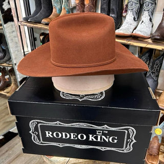 Rodeo King 7X Low Rodeo Felt Hat – Rust