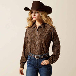 Ariat Women Homestyle Shirt (DESERT SNAKE PRINT)-10065830