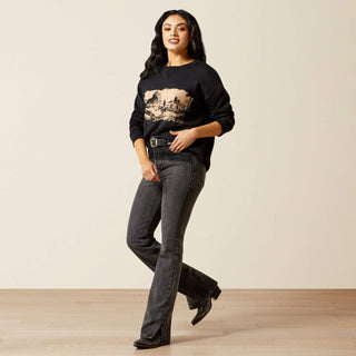 Women’s Outlaw Oversized Sweatshirt(Black)-10065871