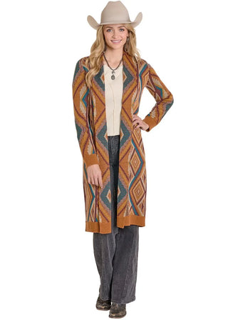 ROCK&ROLL Ladies Aztec Duster(Beige)-BW95T07771