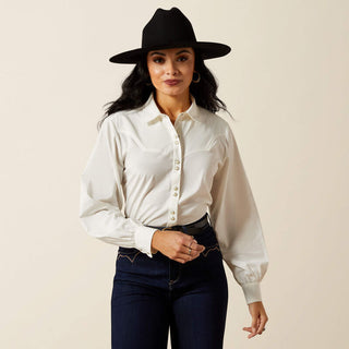 Ariat Women Jolie Shirt(WHITE ALYSSUM)