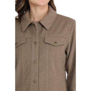 Cinch Ladies Brown Snap Trucker Jacket MAJ9878008