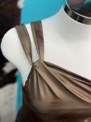 Women’s One Shoulder Strappy Maxi Dress