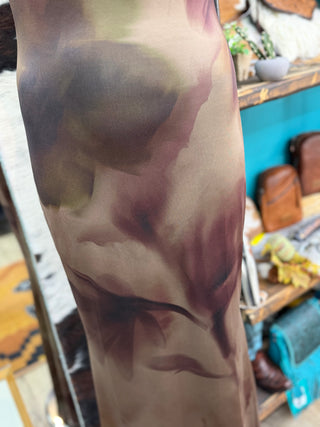 Women’s One Shoulder Strappy Maxi Dress