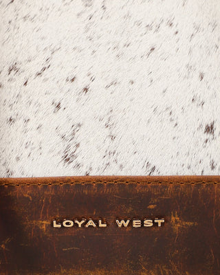 Loyal West Suave Medium Cowhide Bag (Black and White)