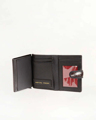 Myra My Prairie Card Holder - Black and White